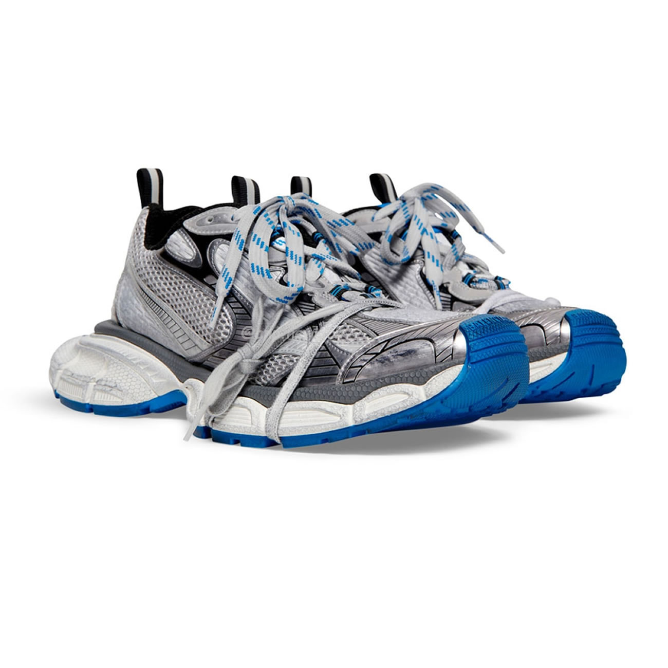 Balenciaga 3xl Trainer Grey White Blue 734731 W3xl7 1214 (12) - www.newkick.vip